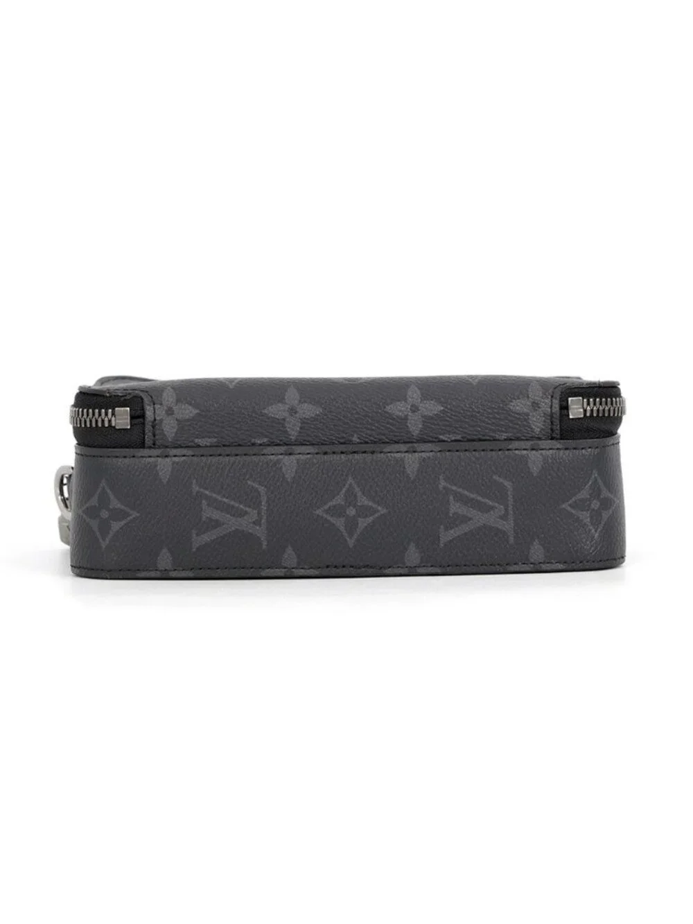 Louis Vuitton Shoulder Bag Monogram Eclipse Alpha Wearable Wallet Black